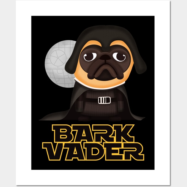 Bark Vader Dog Wall Art by GiveMeThatPencil